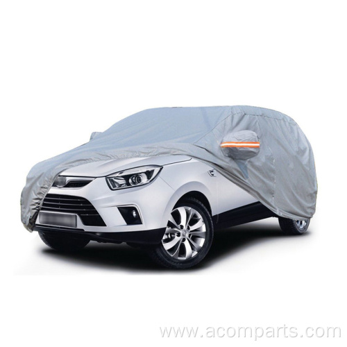 Aluminium foil elastic hems pvc car cover